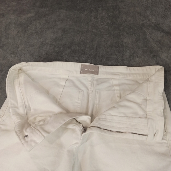 Everlane Moms Premium Button Fly Denim Jean Shorts Cut Off Wome Size 14 - Picture 5 of 16